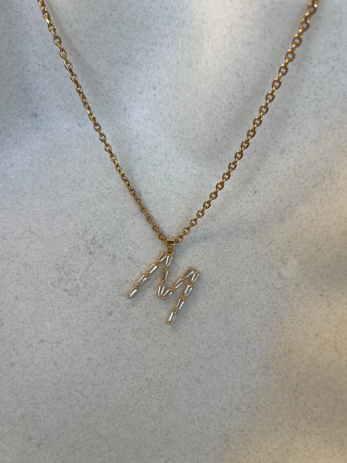 Initial necklace