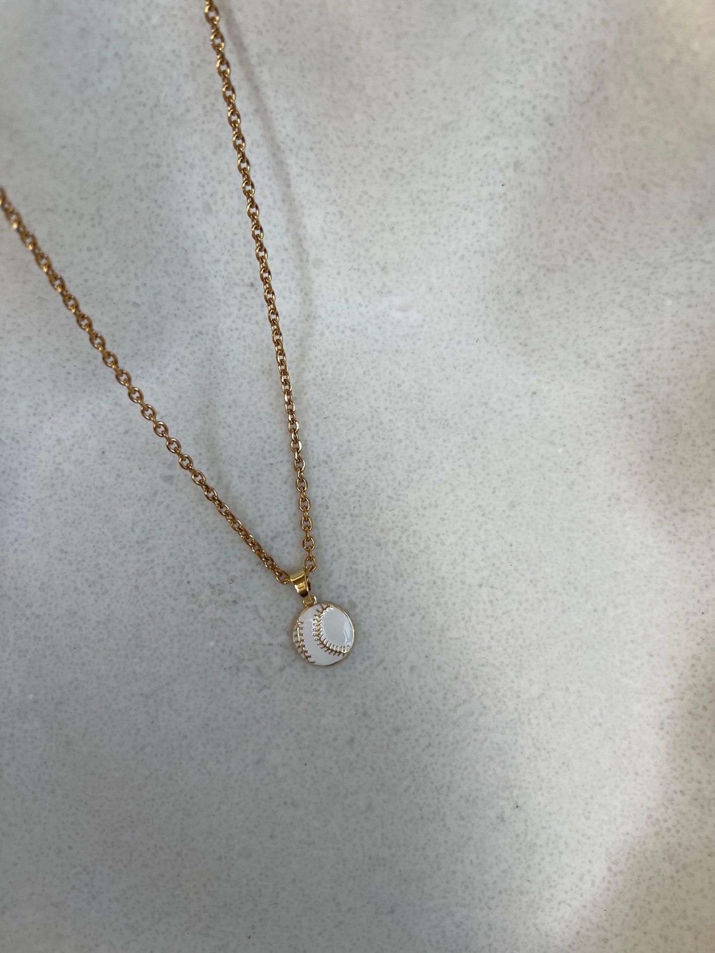 Baseball mom necklace