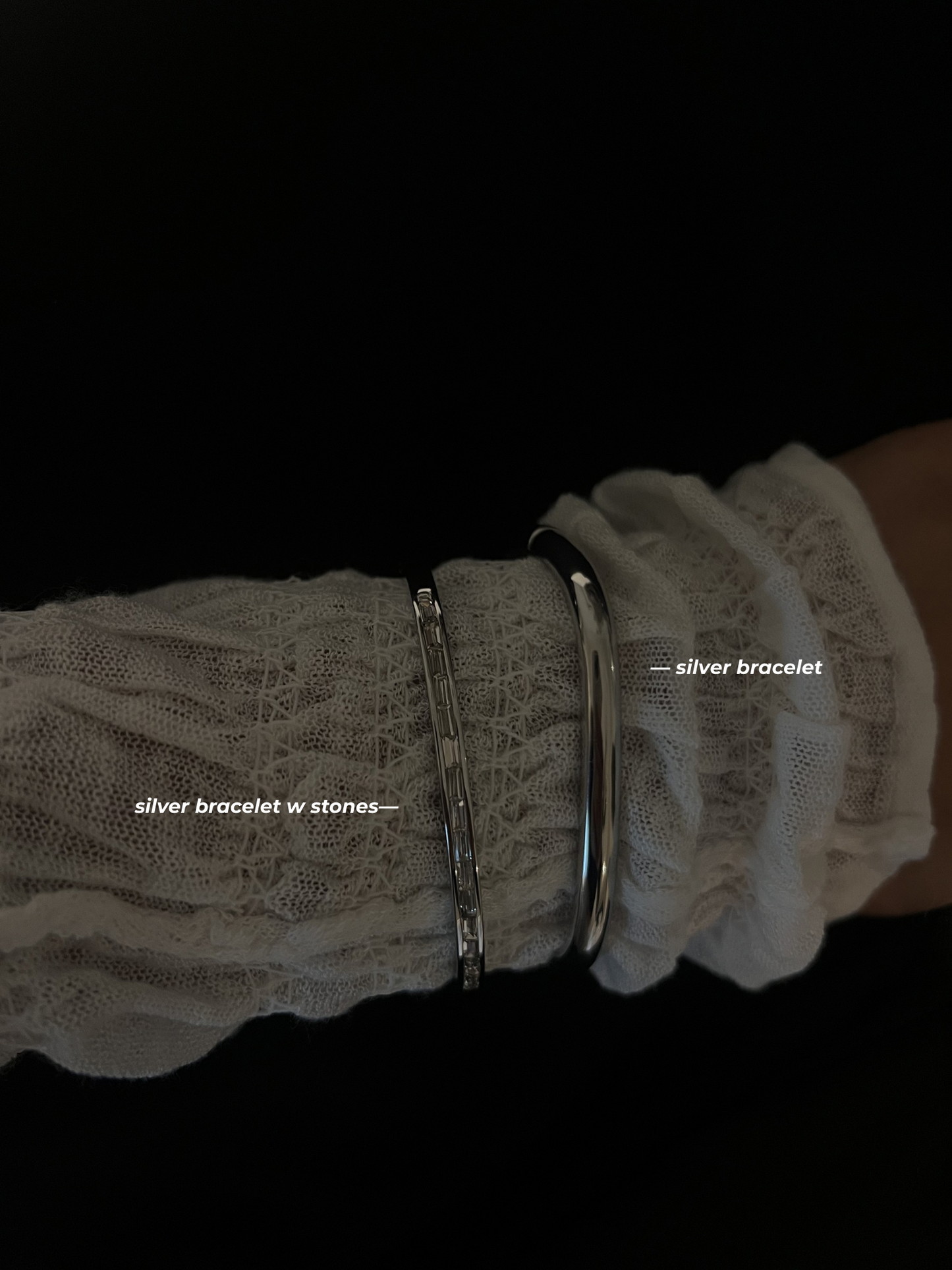 𝘚𝘪𝘭𝘷𝘦𝘳𝘴 bracelet