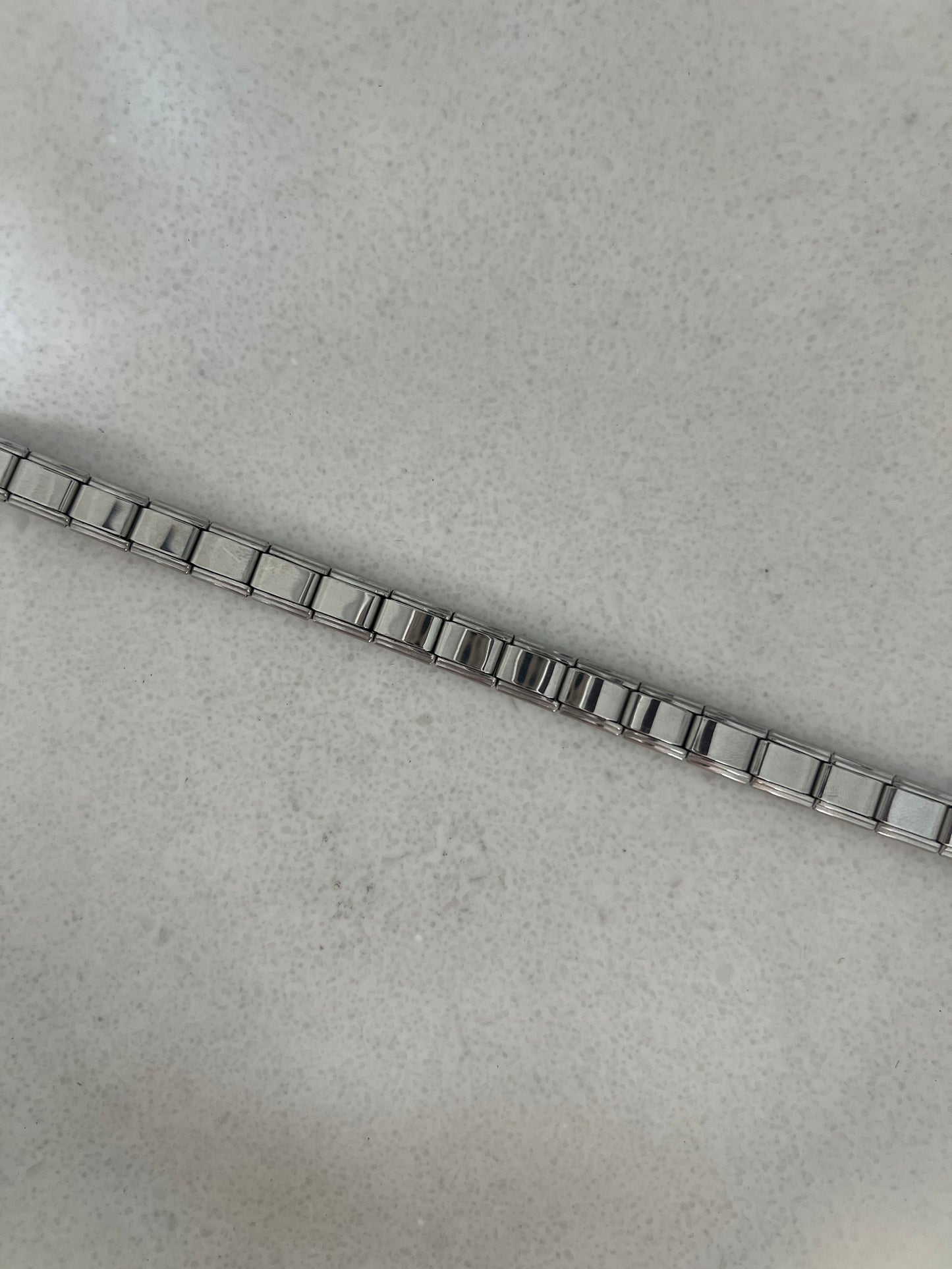 Italian bracelet-Silver color