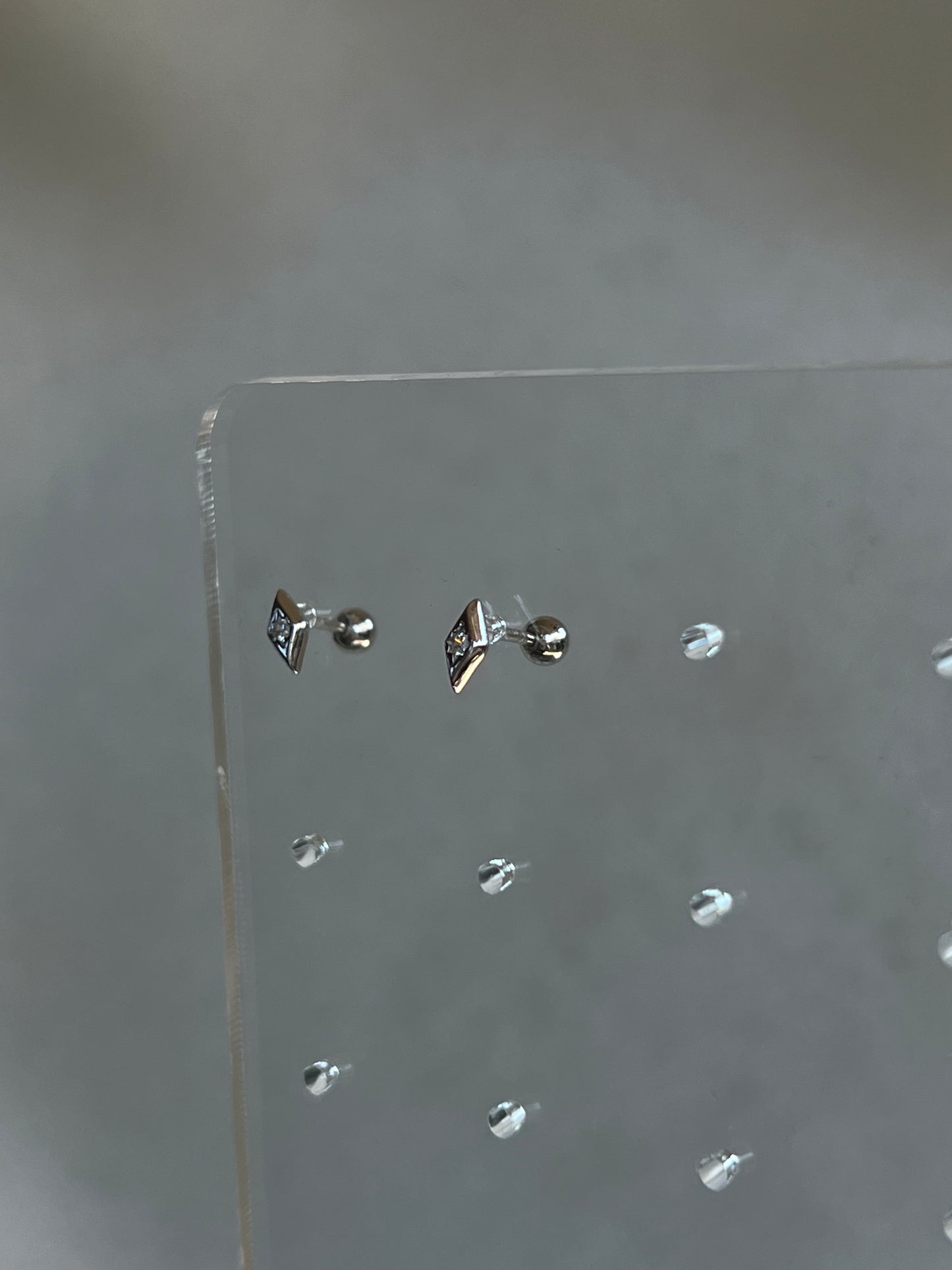 Rombo stud earrings