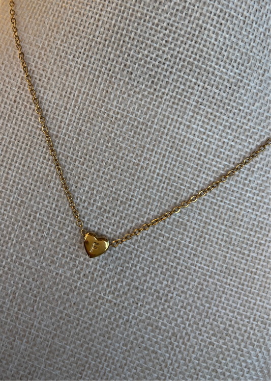 Cute heart with initial