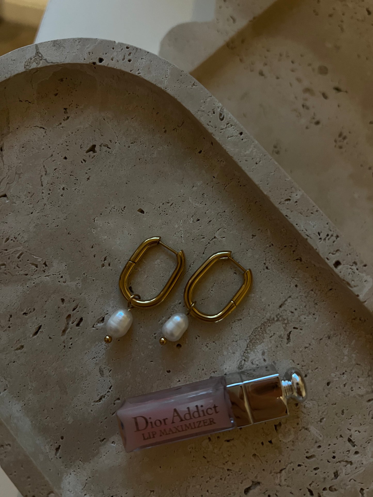 Pearl earrings