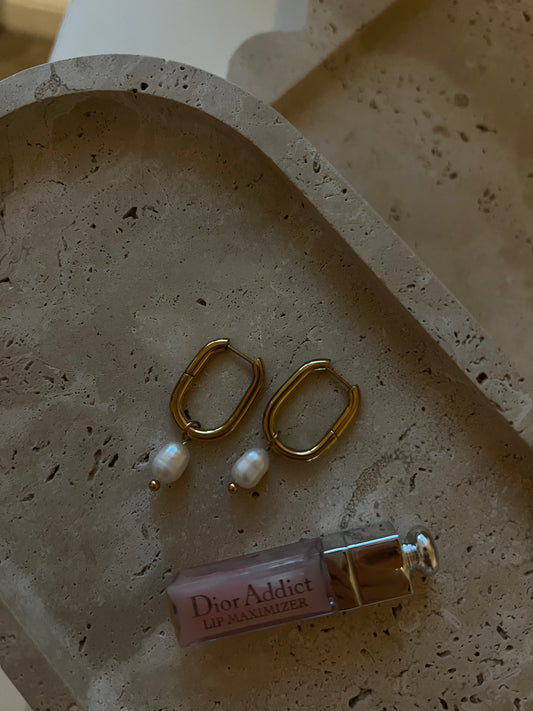 Pearl earrings