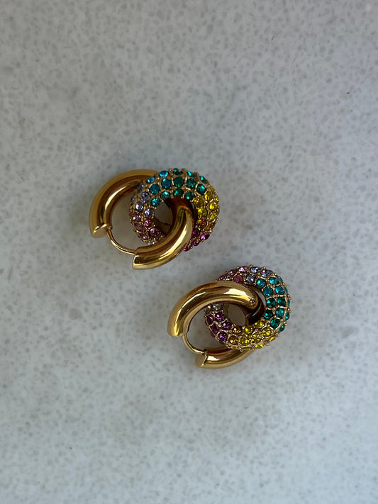 Colorful Shiny Hoops