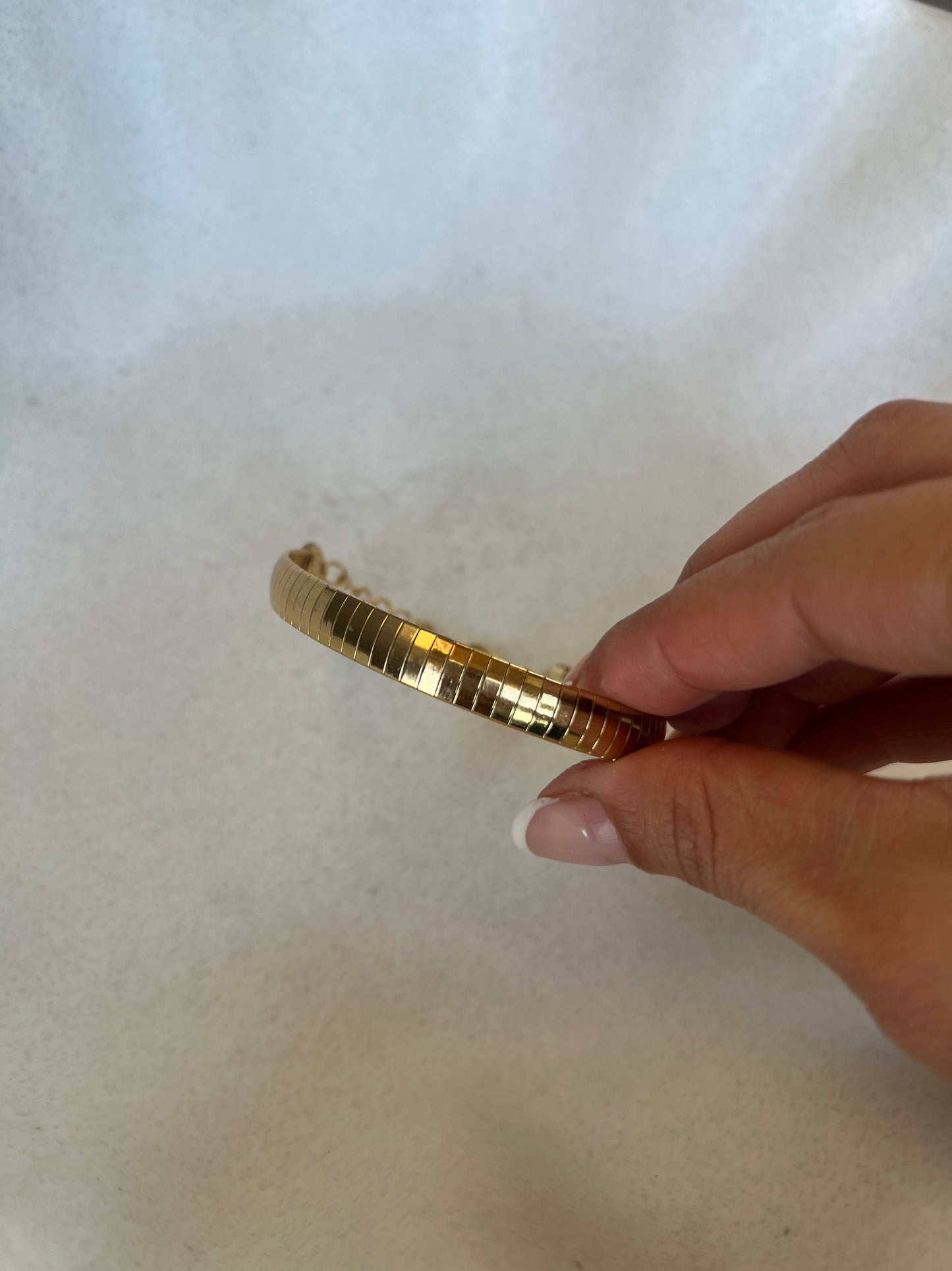 Silver / gold bracelet