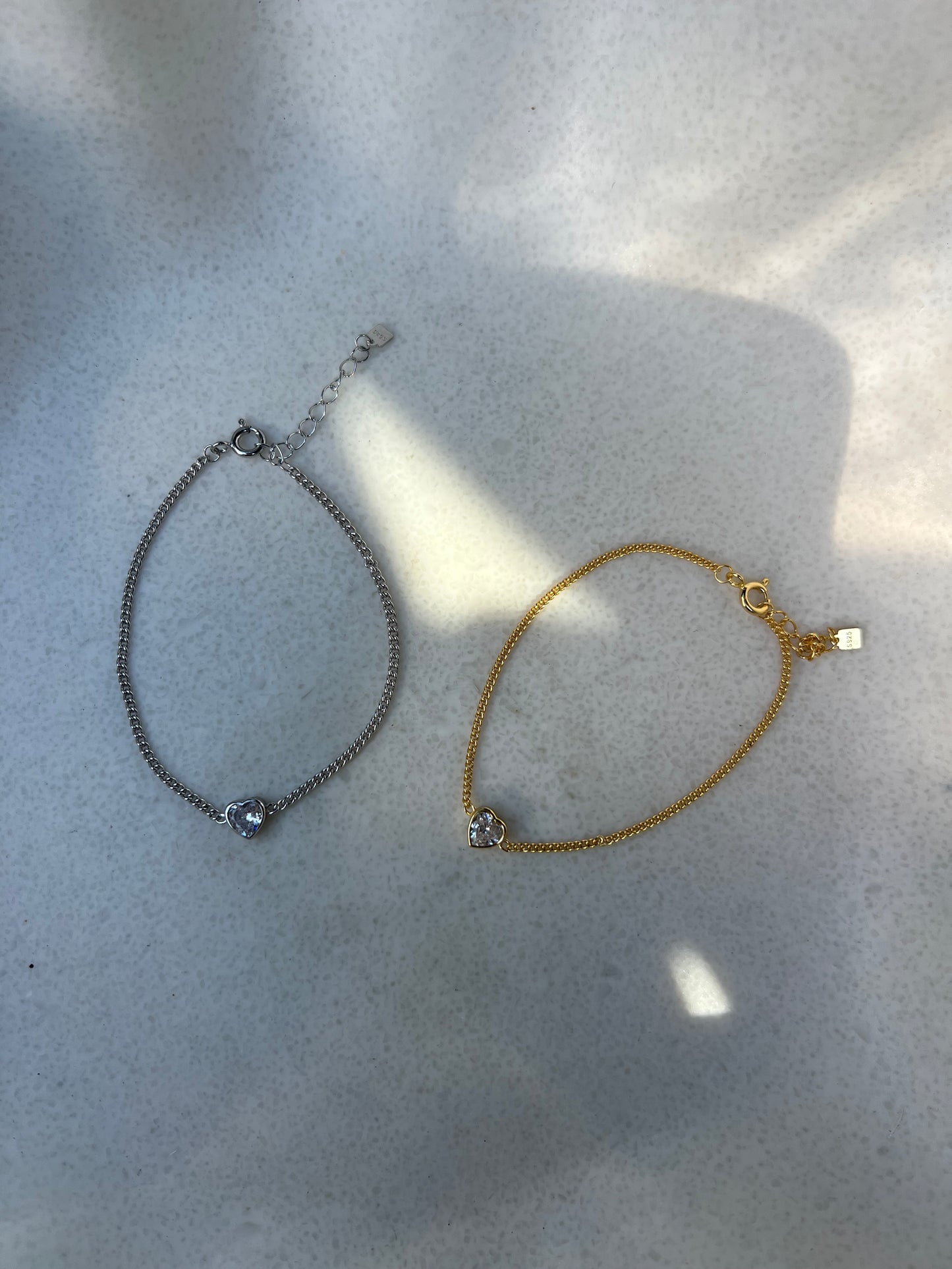 🤍 Heart Chain bracelet 🤍