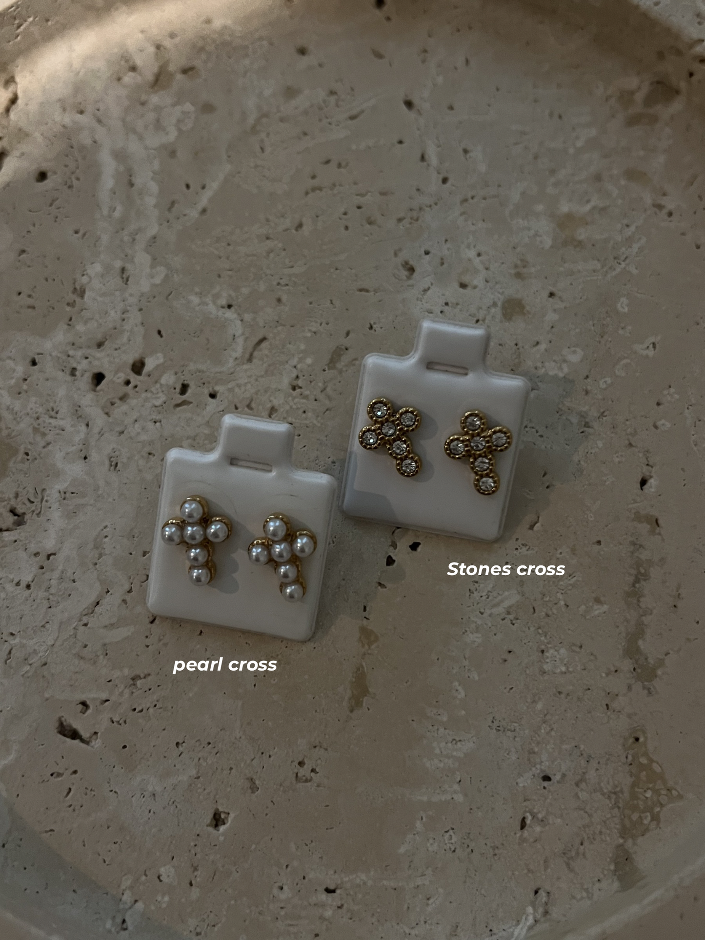 Cross earrings