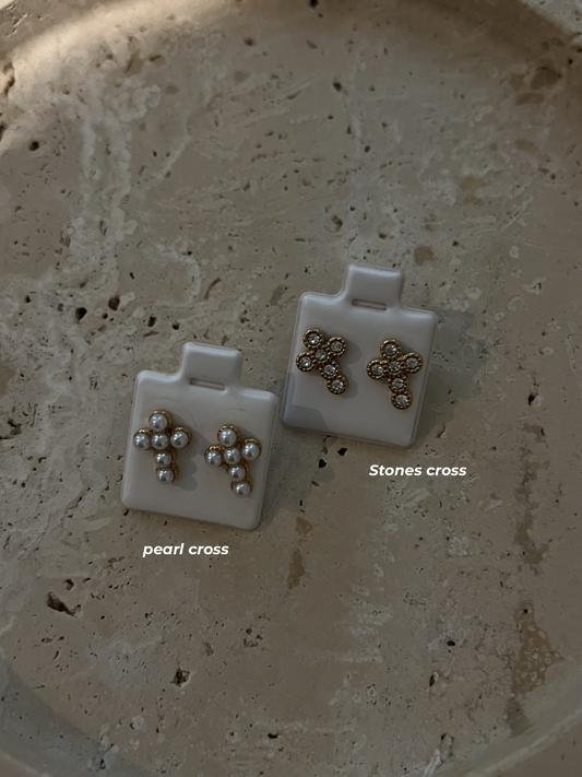 Cross earrings