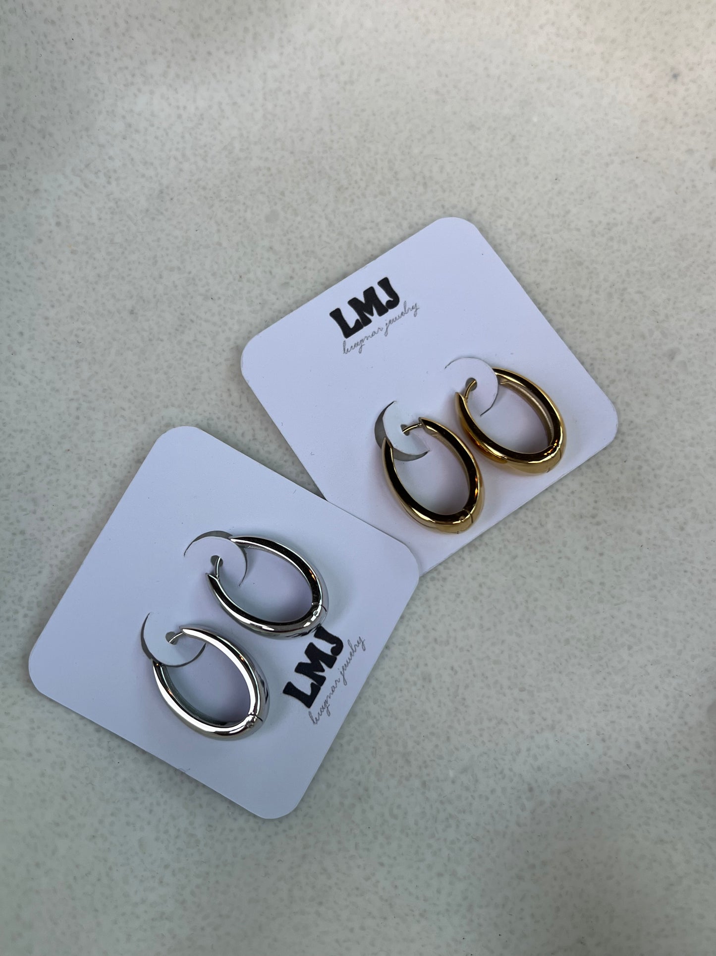Silver / gold earrings