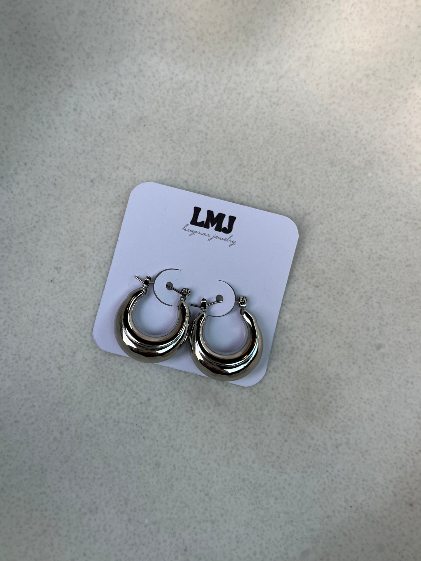Silver earrings