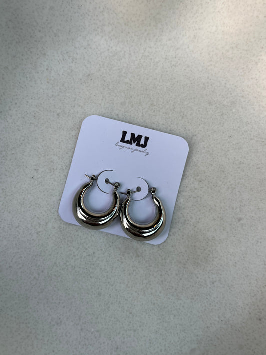Silver earrings