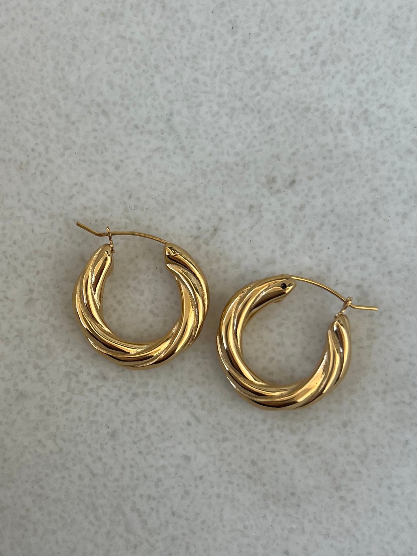 twisted earrings