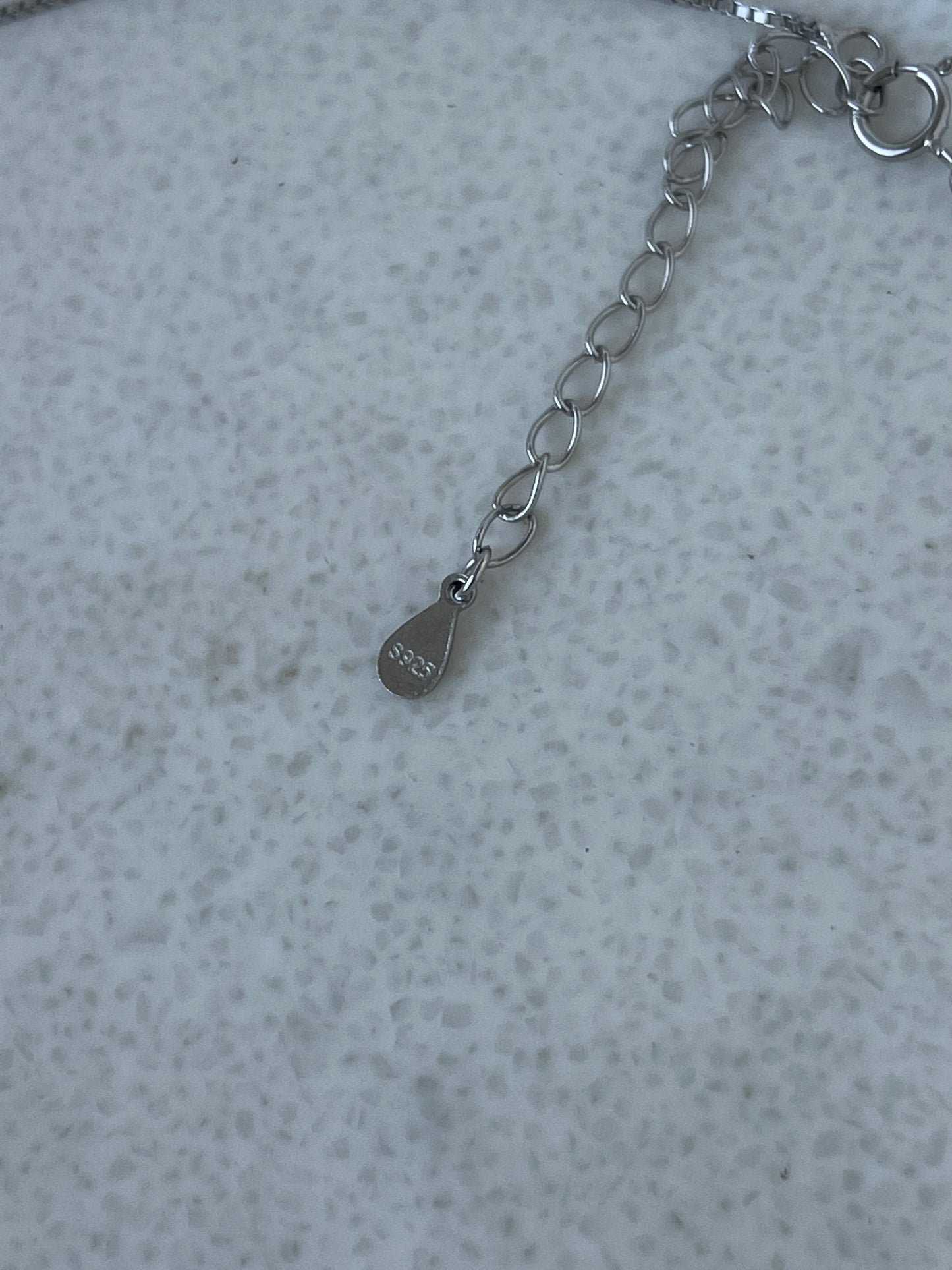 925 Green Zircon necklace