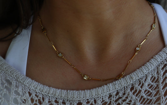 Square stone - New collection Necklace