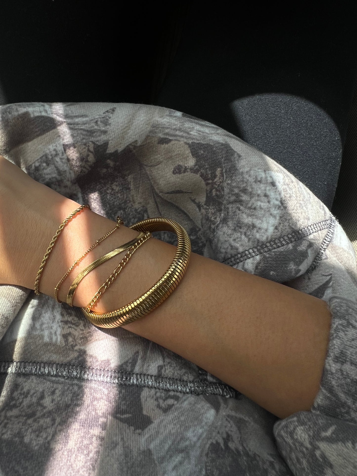 Gold plated bracelet