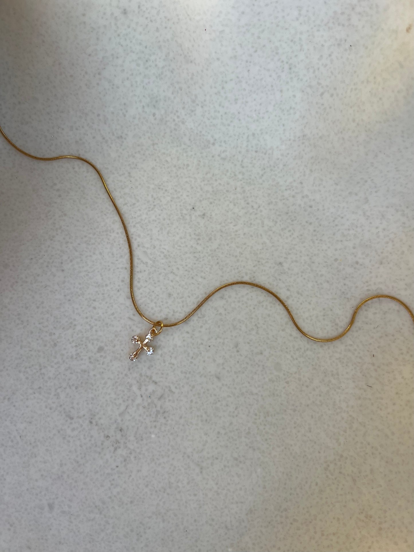 “Jesus loves me” necklace