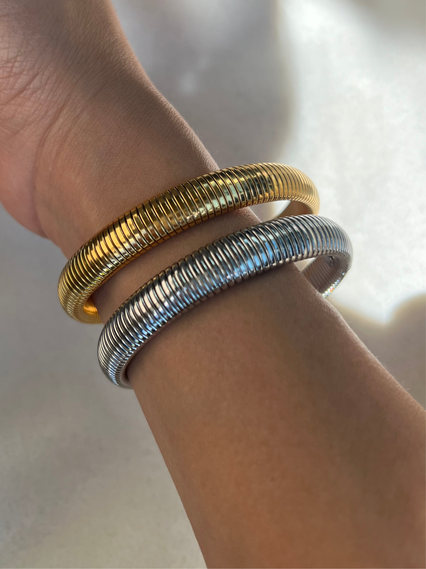 Silver/ gold bracelet