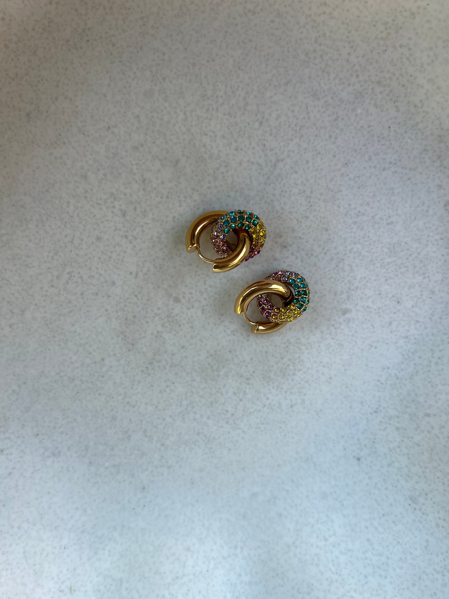 Colorful Shiny Hoops