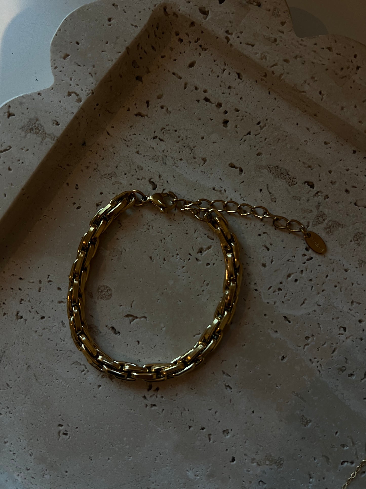 Gold plated bracelet