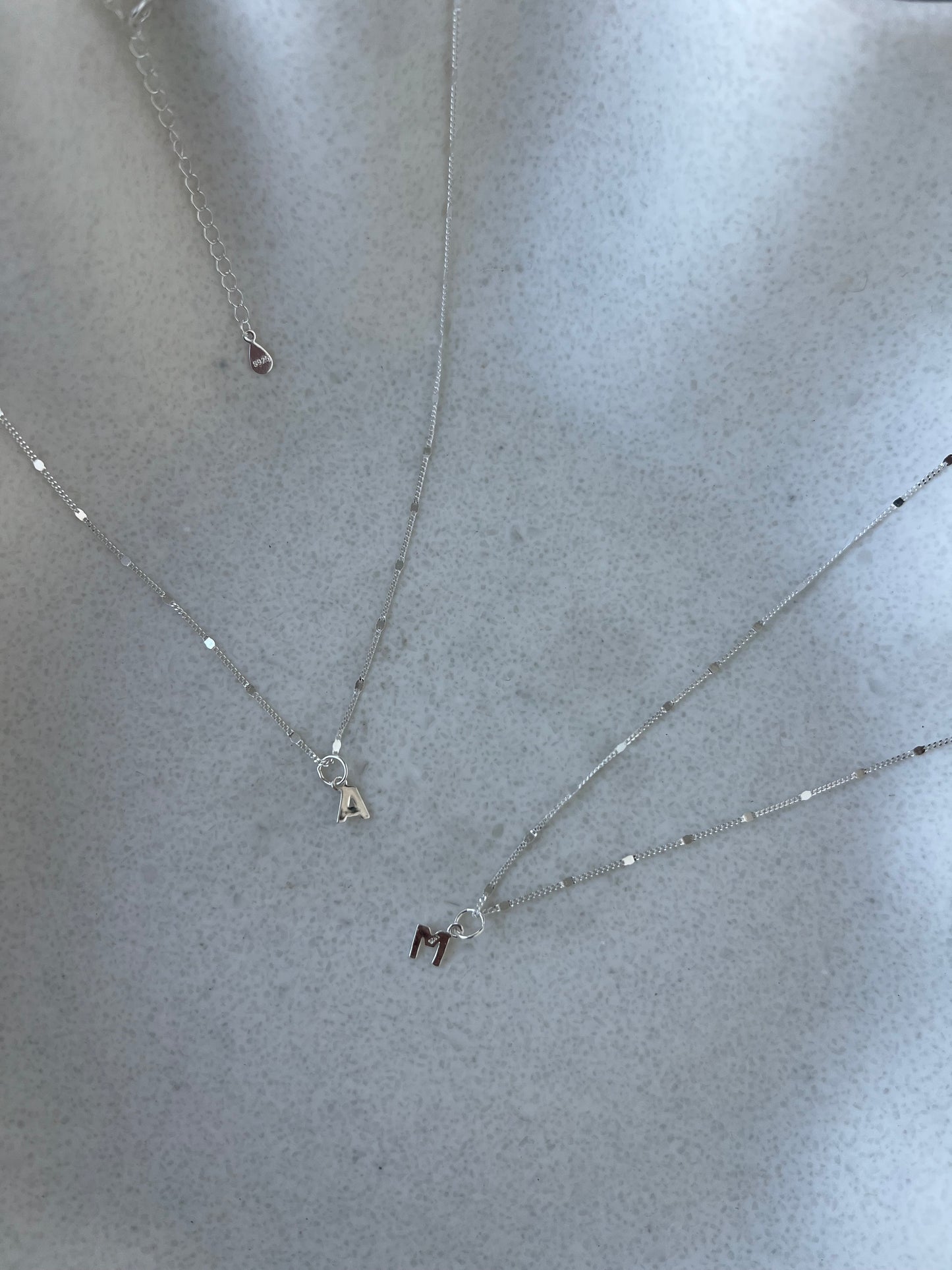 Initial necklace