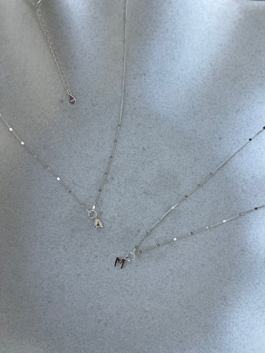 Initial necklace