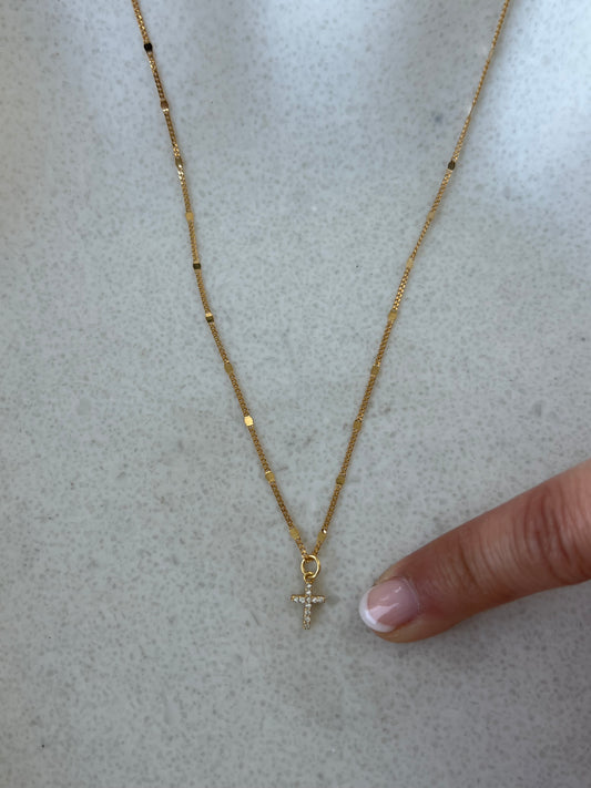 “Amen” 925 Cross necklace