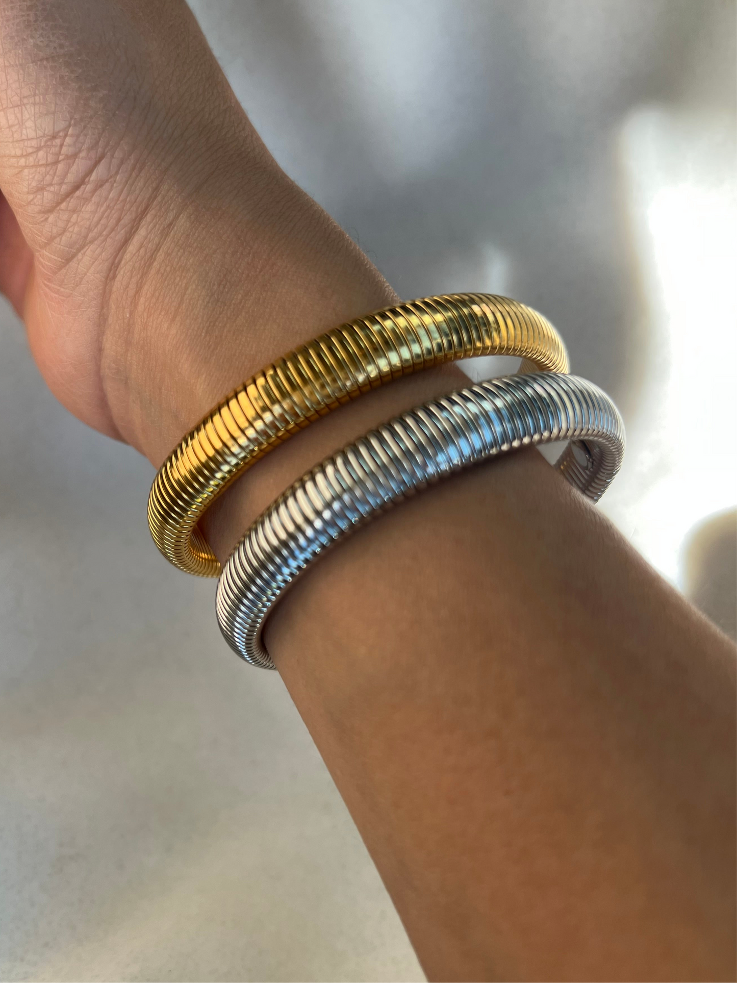 Silver/ gold bracelet
