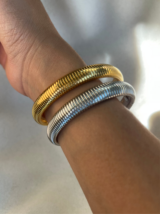 Silver/ gold bracelet