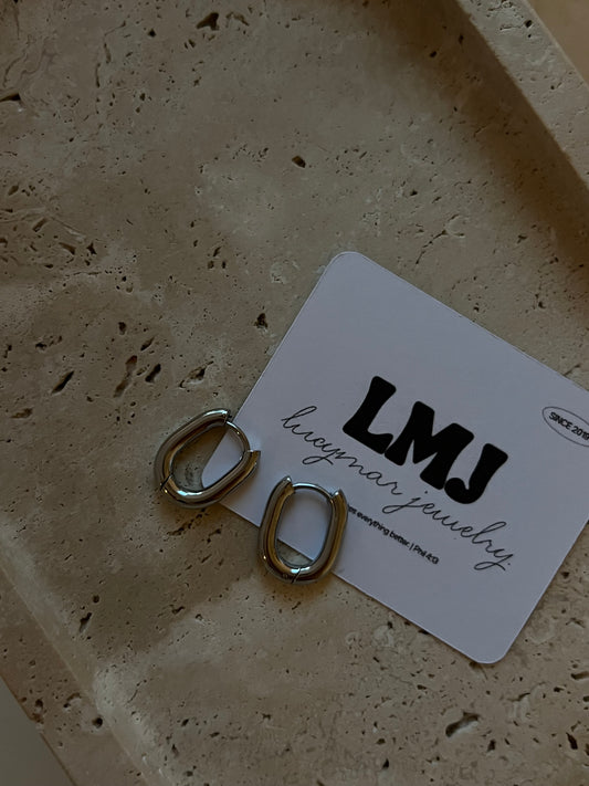 Silver earrings
